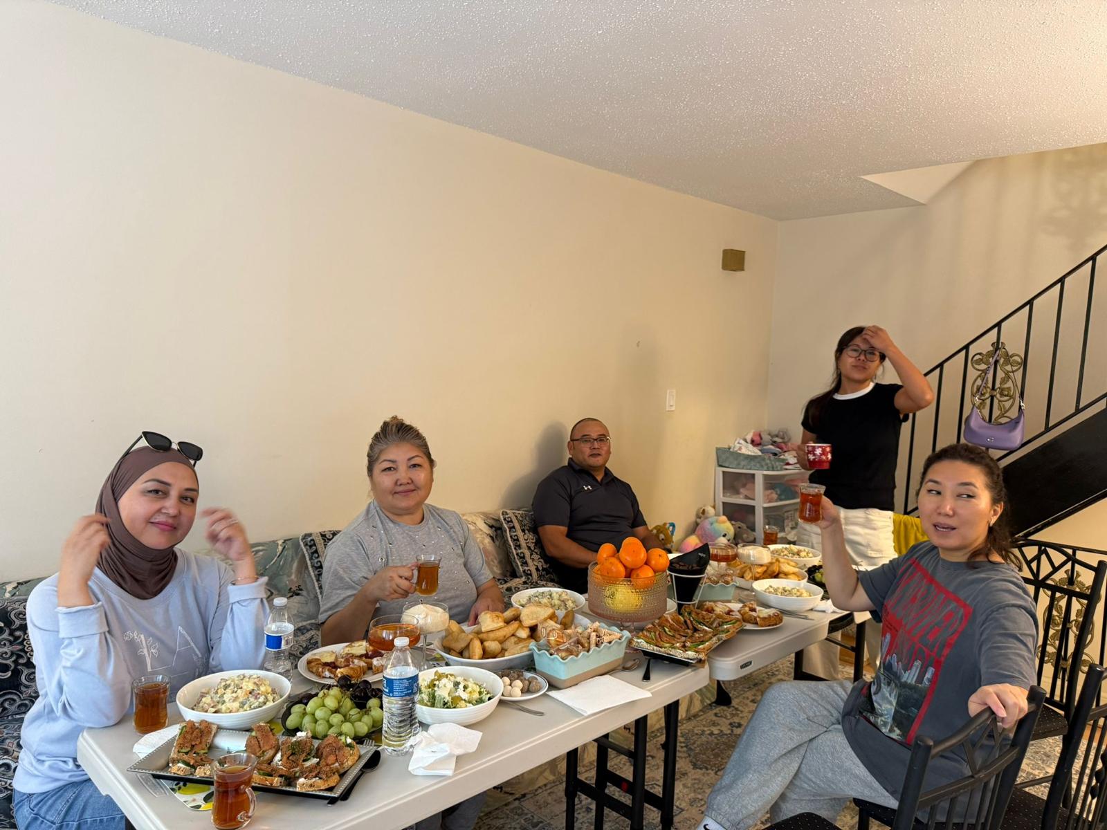 Team dinner after graduation